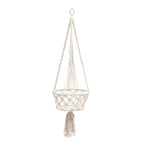 The Macrame Plant Holder - White - L_40