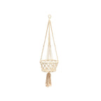 The Macrame Plant Holder - White - M_40