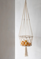 The Macrame Plant Holder - White - M_40