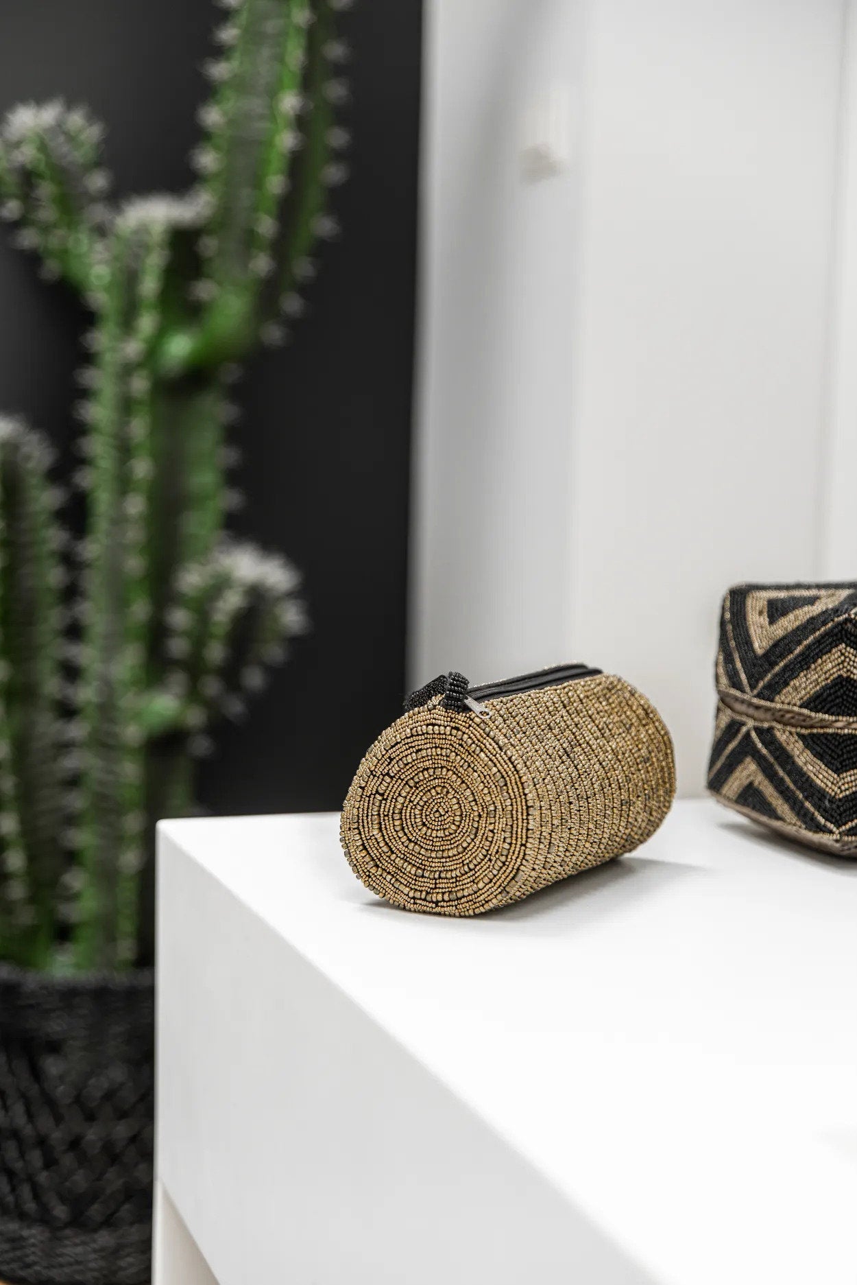 El estuche para lápices - dorado