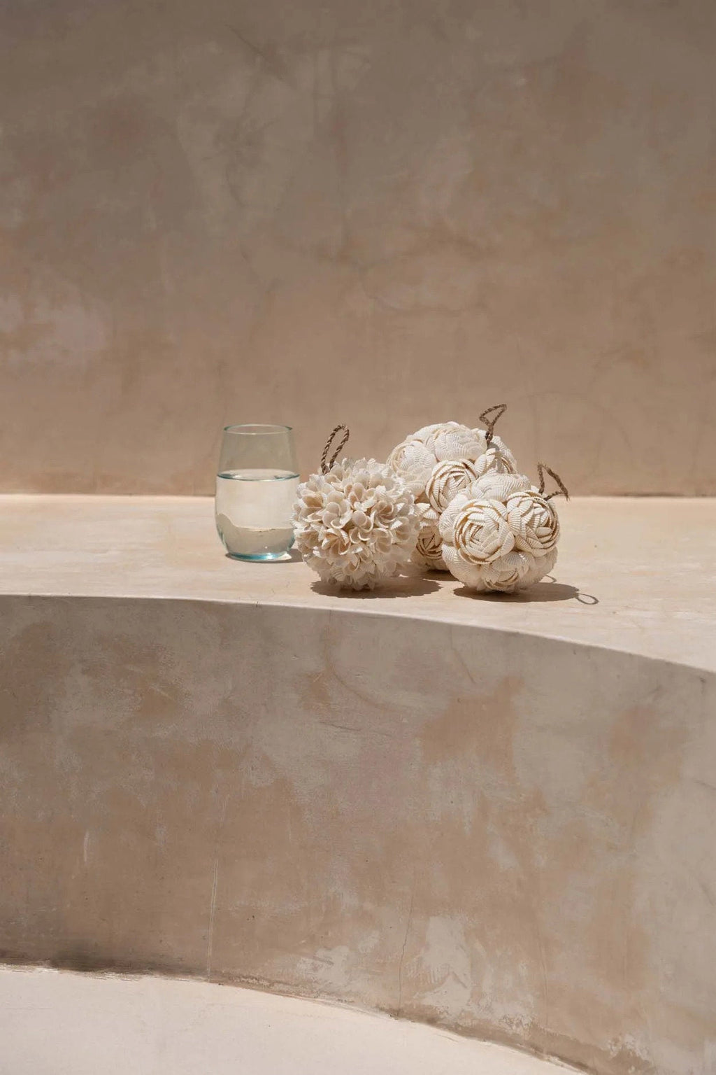 La bola Rose Shell - blanca - M