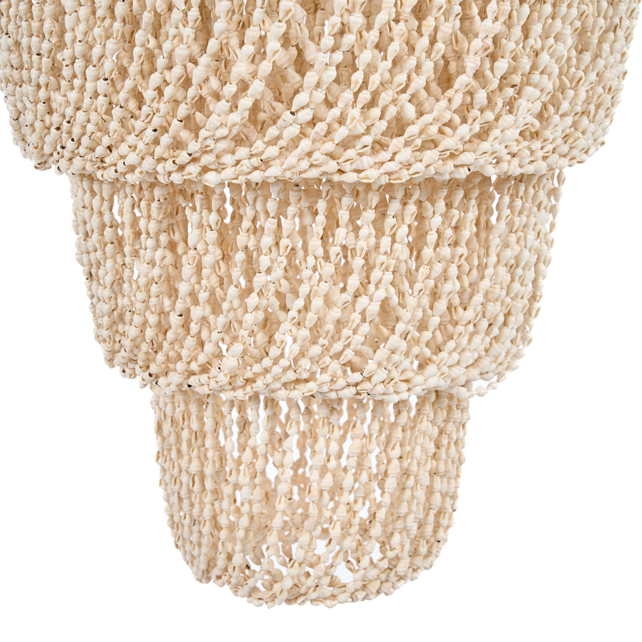 Lámpara colgante Lagoon de conchas - Natural - L