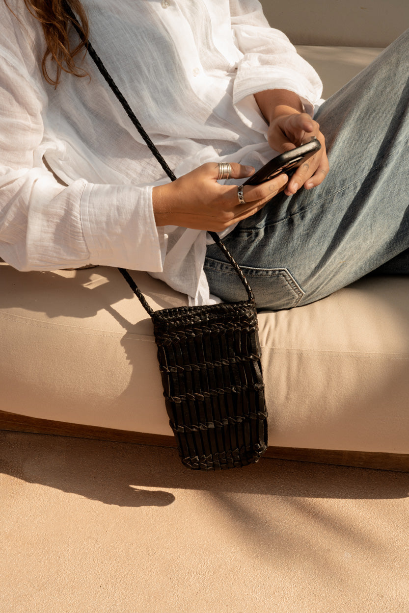 Bolsa para teléfono The Dial Diva - negra