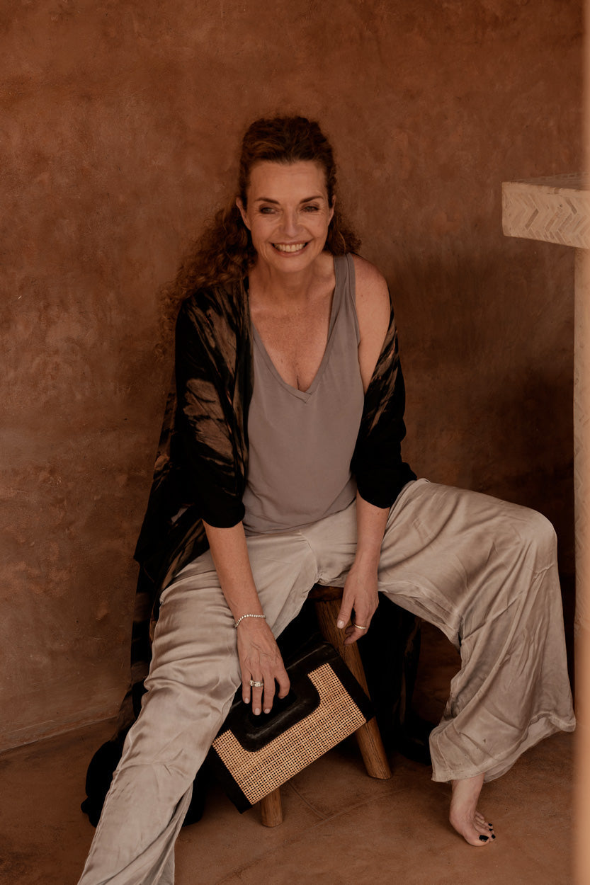 Clutch Riviera Noir - Negro natural