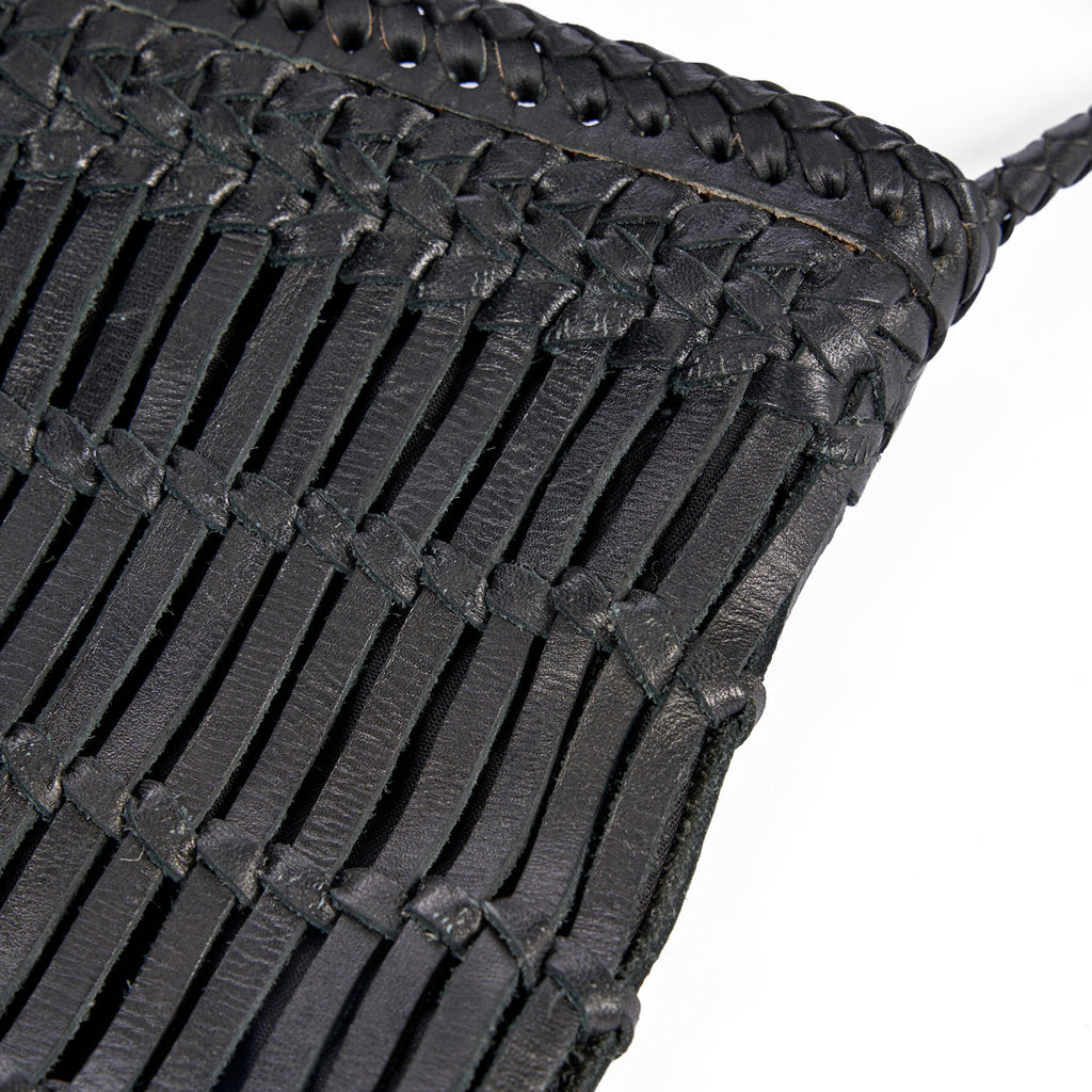 Bolso de cuero Voodoo - negro