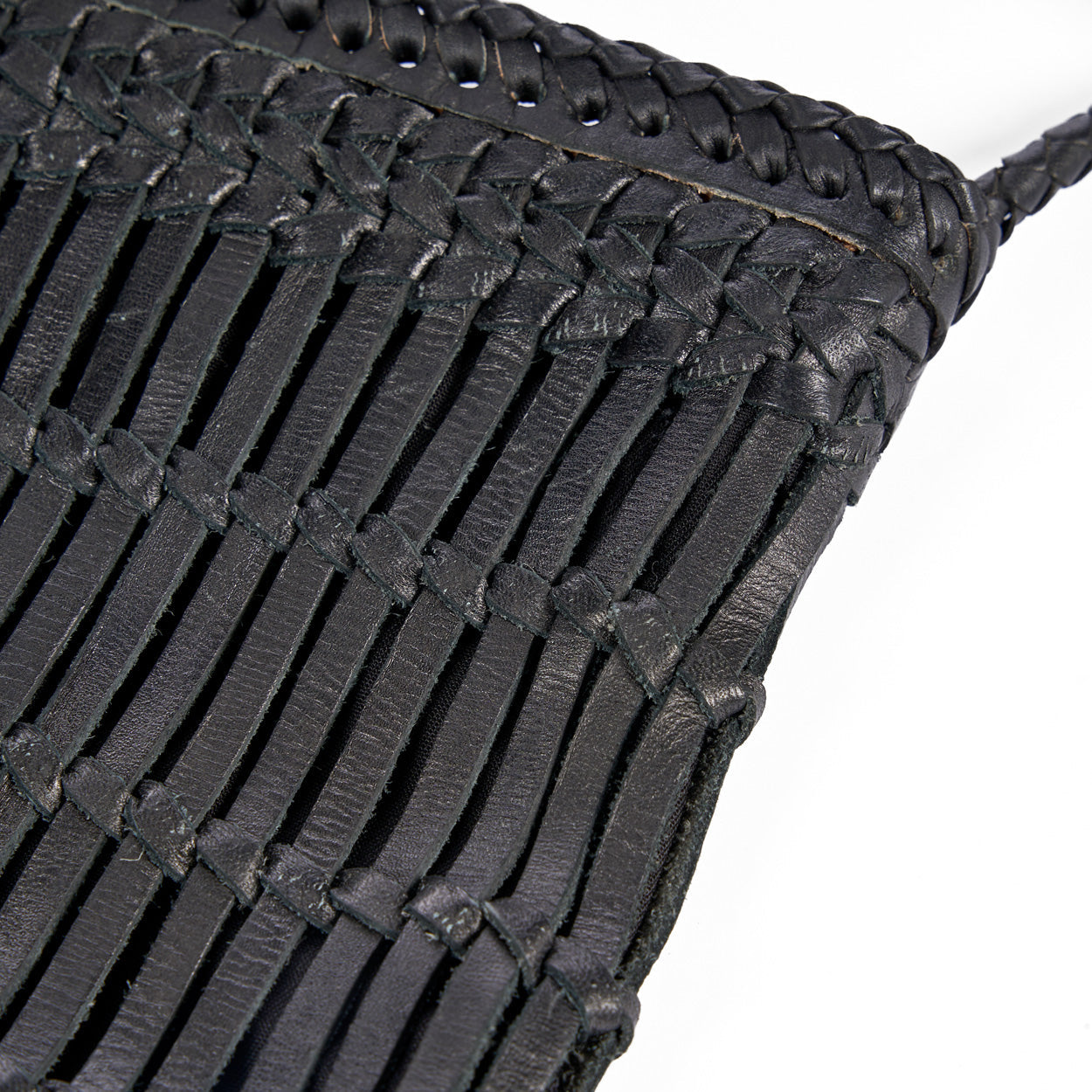 Bolso de cuero Voodoo - negro