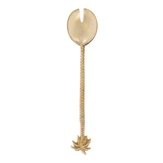 Tenedor de ensalada Palmera - dorado