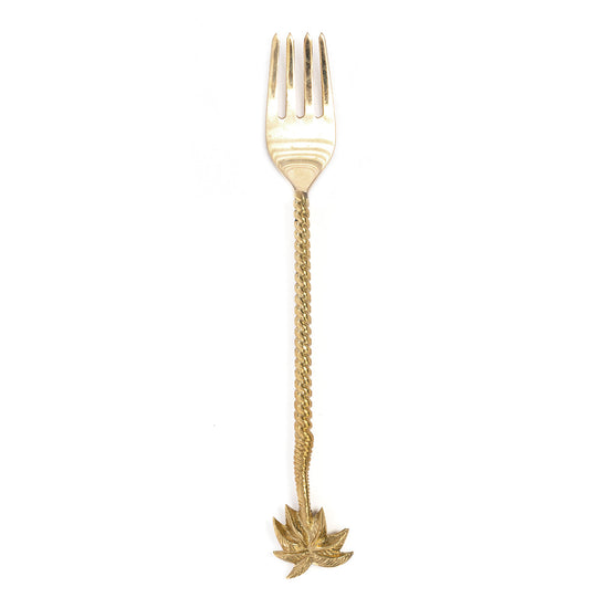 Tenedor Palmera - Dorado