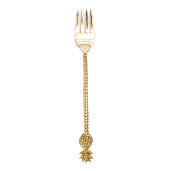 Tenedor para piña - dorado
