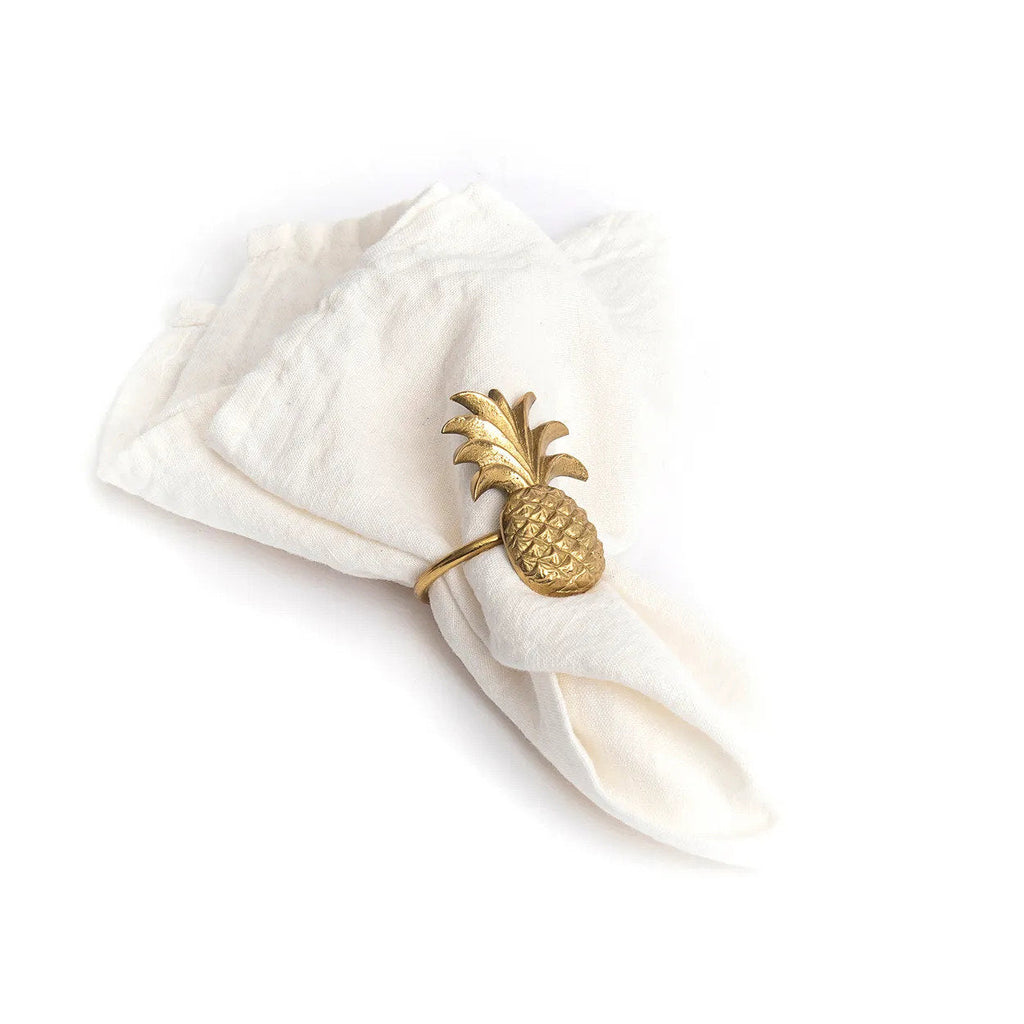 The Pineapple Napkin Ring - Gold