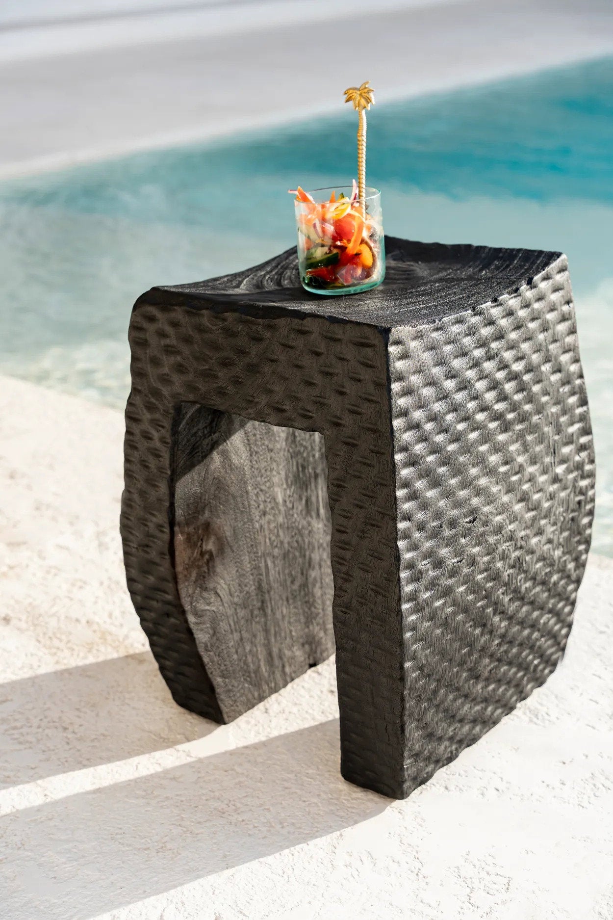 El vaso para bebidas con hielo