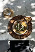 The Colonial Placemat - Natural Brown