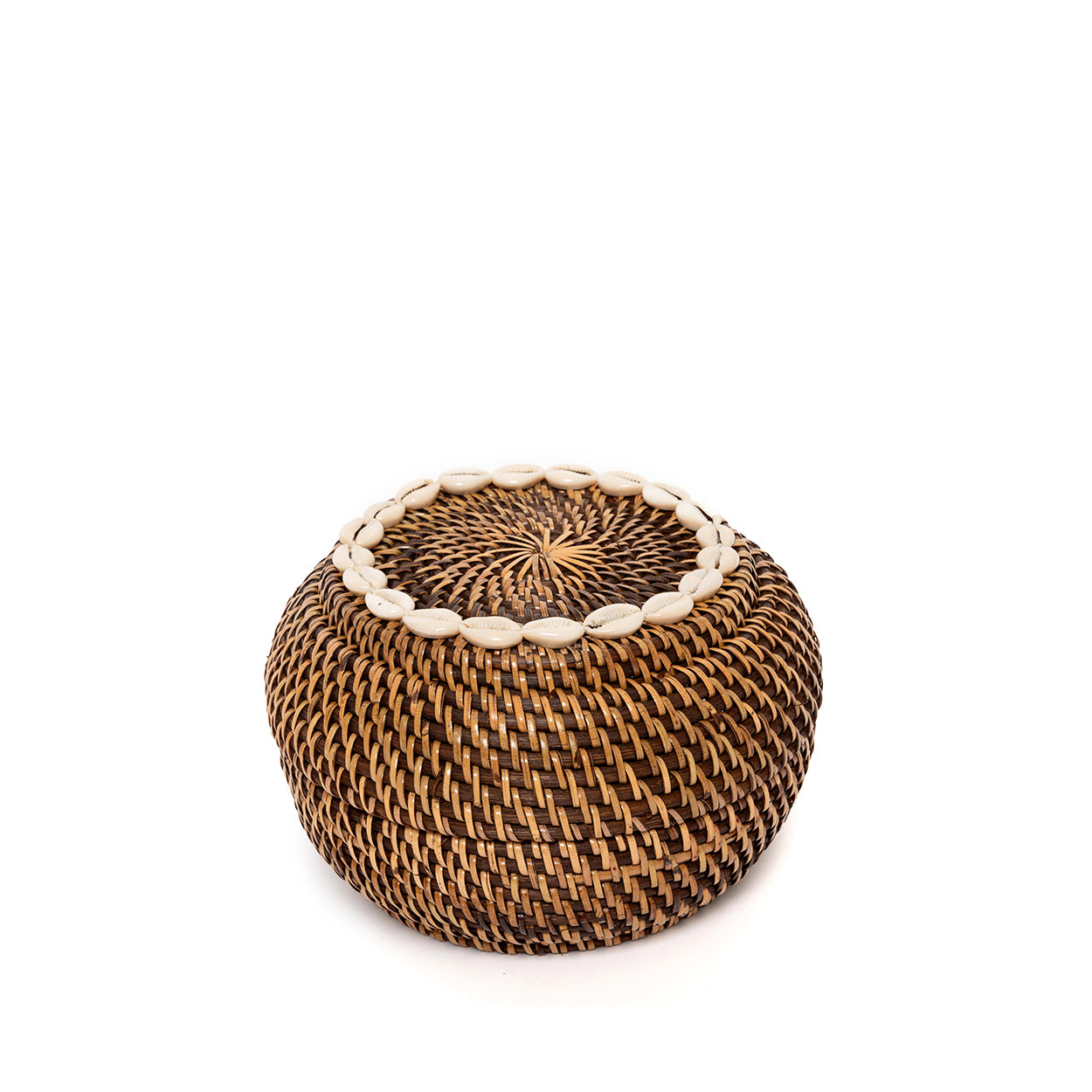 La cesta colonial Peek-a-Boo - Marrón natural - S
