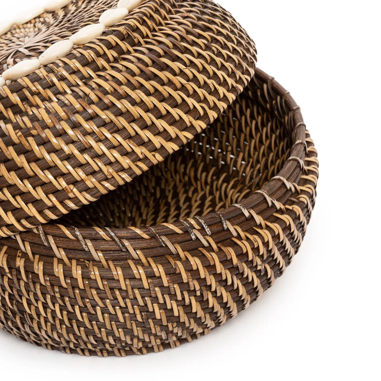 La cesta colonial Peek-a-Boo - Marrón natural - S