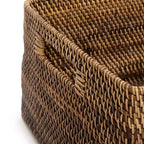 The Colonial Magazine Basket - Natural Brown - M