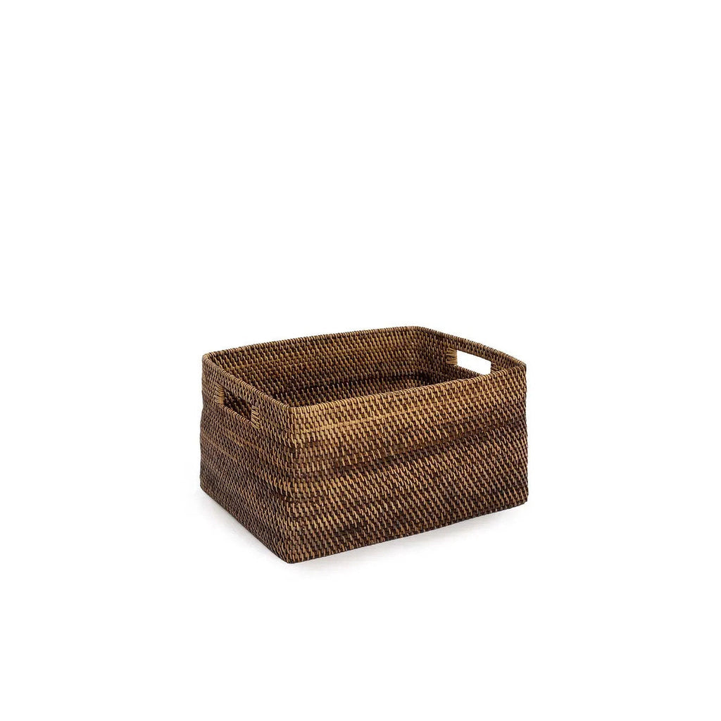 The Colonial Magazine Basket - Natural Brown - S