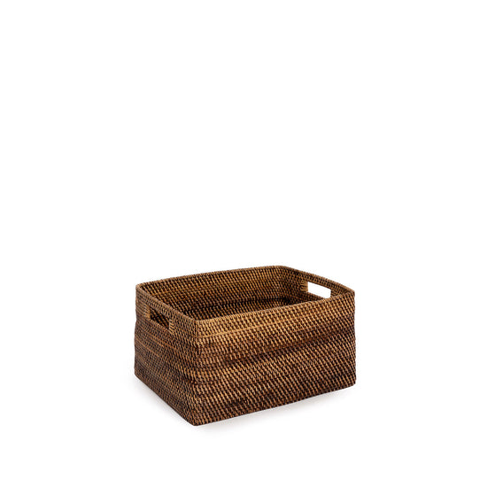 La cesta colonial para revistas - Marrón natural - S