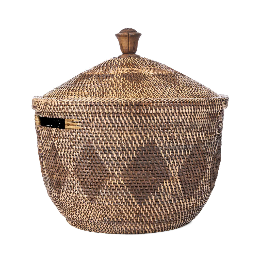 Cesta Corona de Almacenamiento - marrón natural