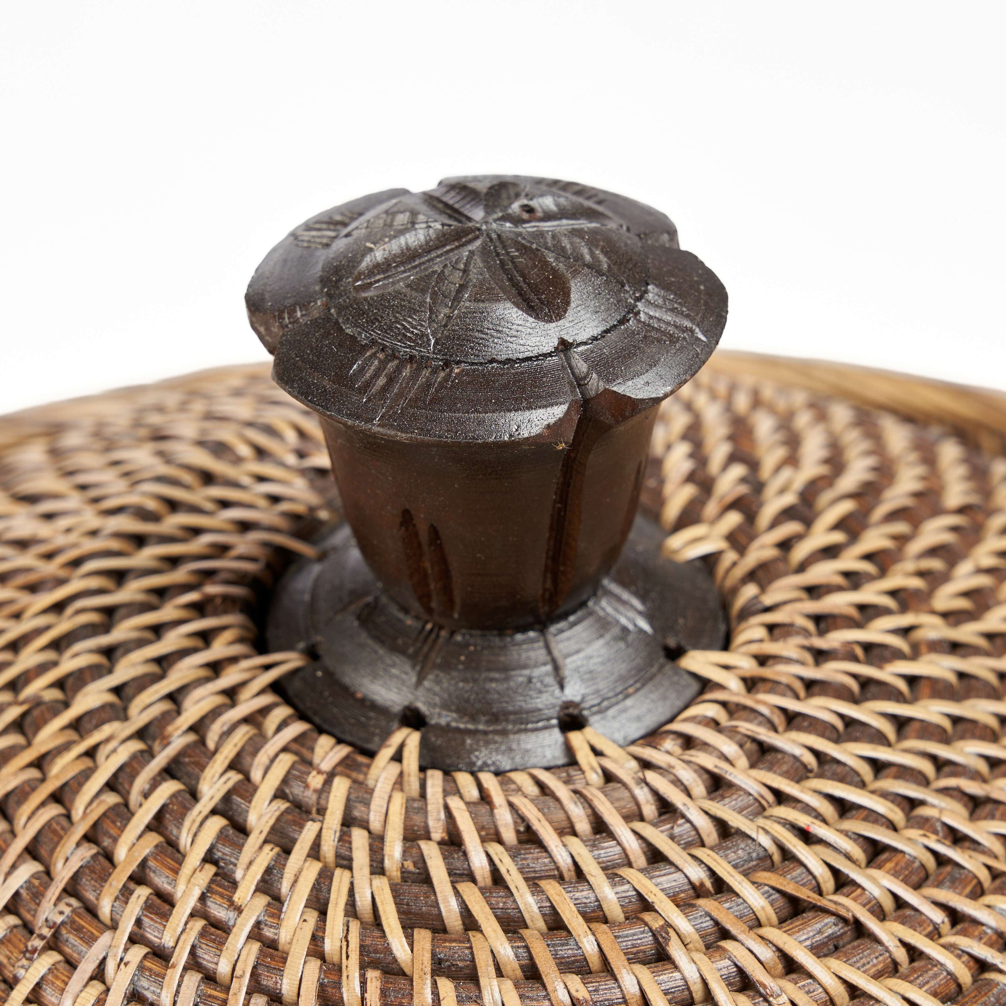 Cesta Corona de Almacenamiento - marrón natural