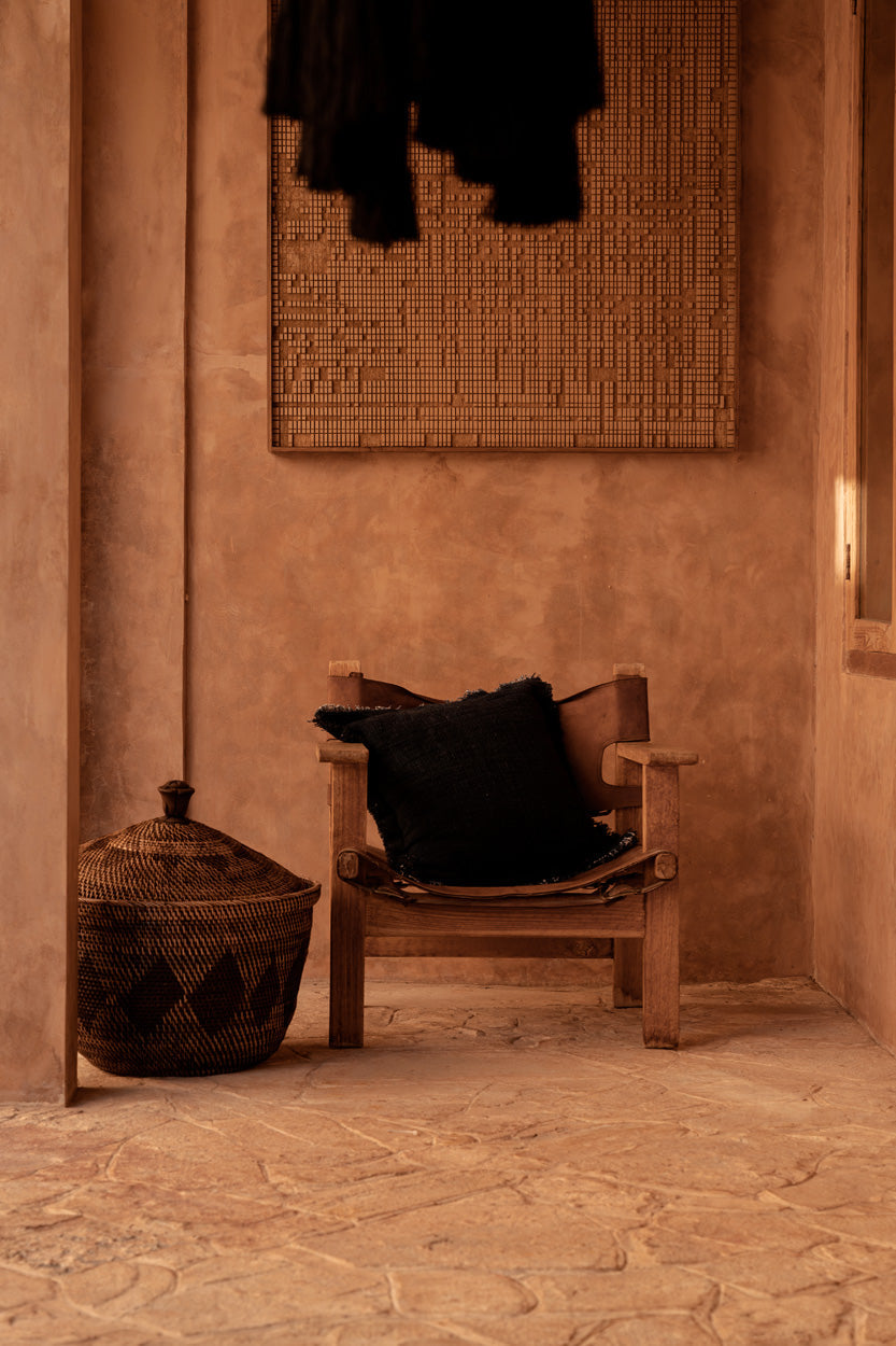 Cesta Corona de Almacenamiento - marrón natural