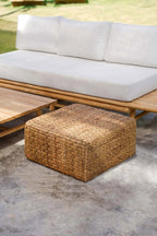 The Hyacinth Pouffe Square - Natural - M