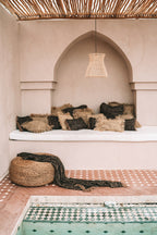 The Hyacinth Pouffe - Natural - M