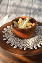 The Raffia Shell Pan Coaster