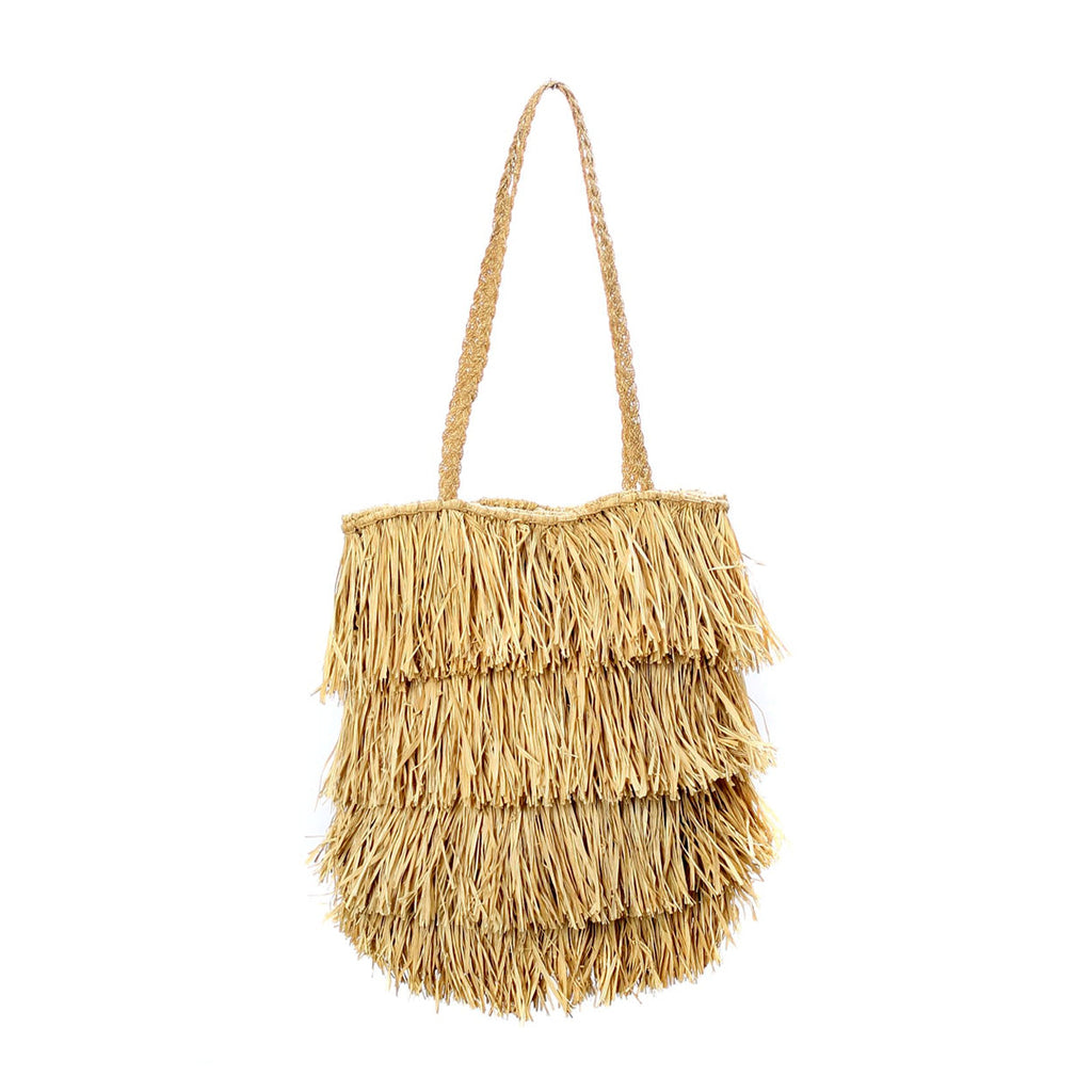 Bolso tote Bahamas de rafia - Natural