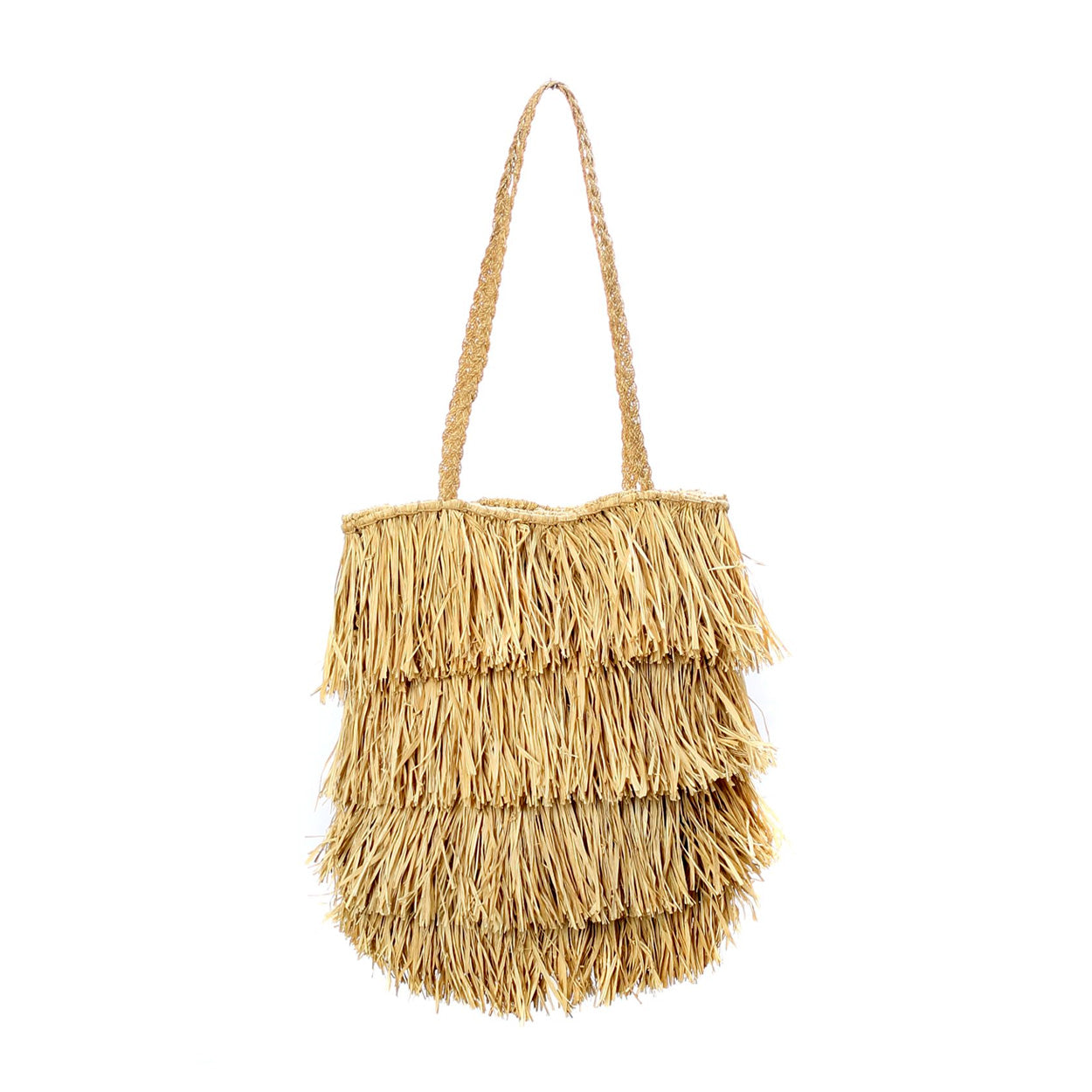 Bolso tote Bahamas de rafia - Natural
