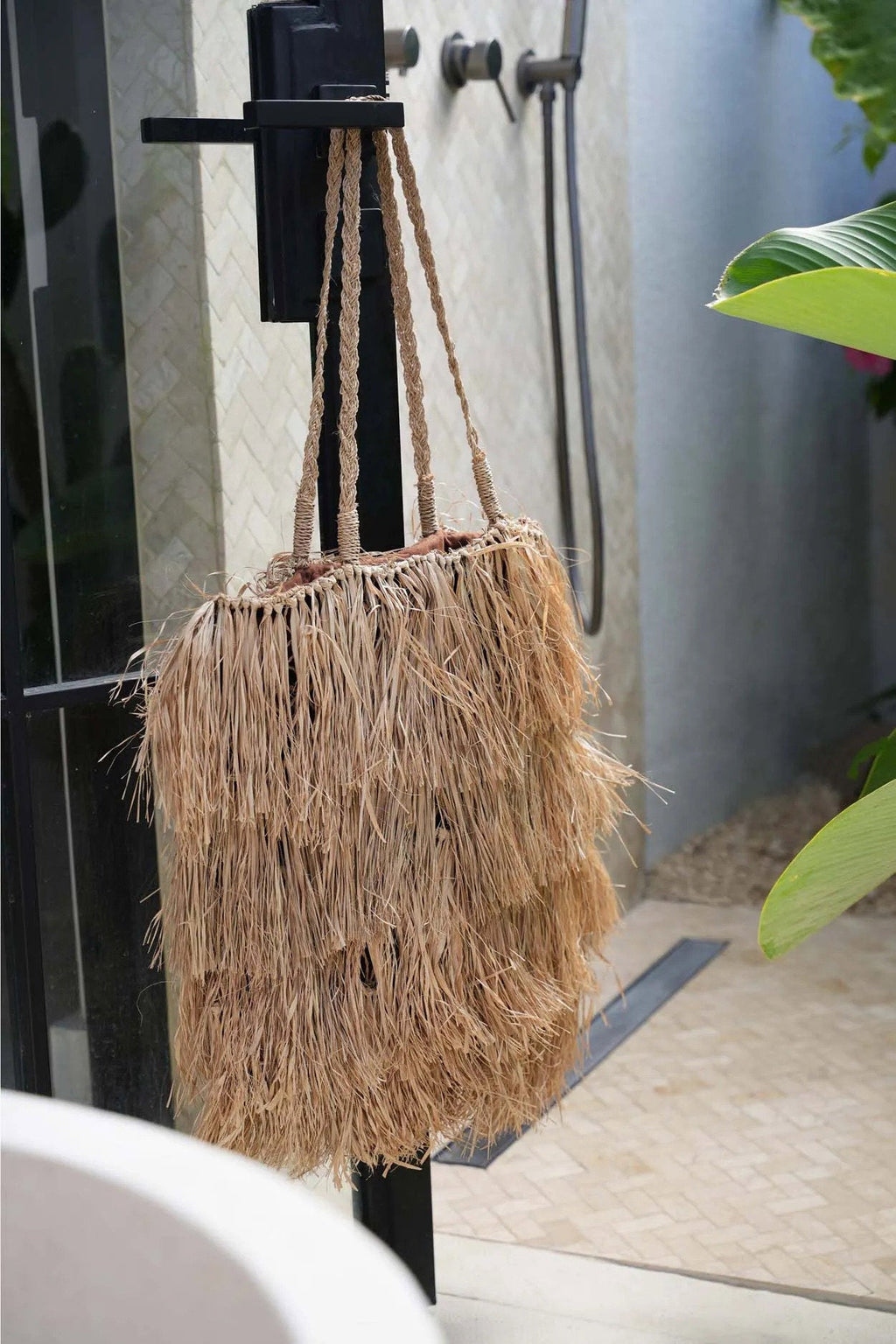 Bolso tote Bahamas de rafia - Natural
