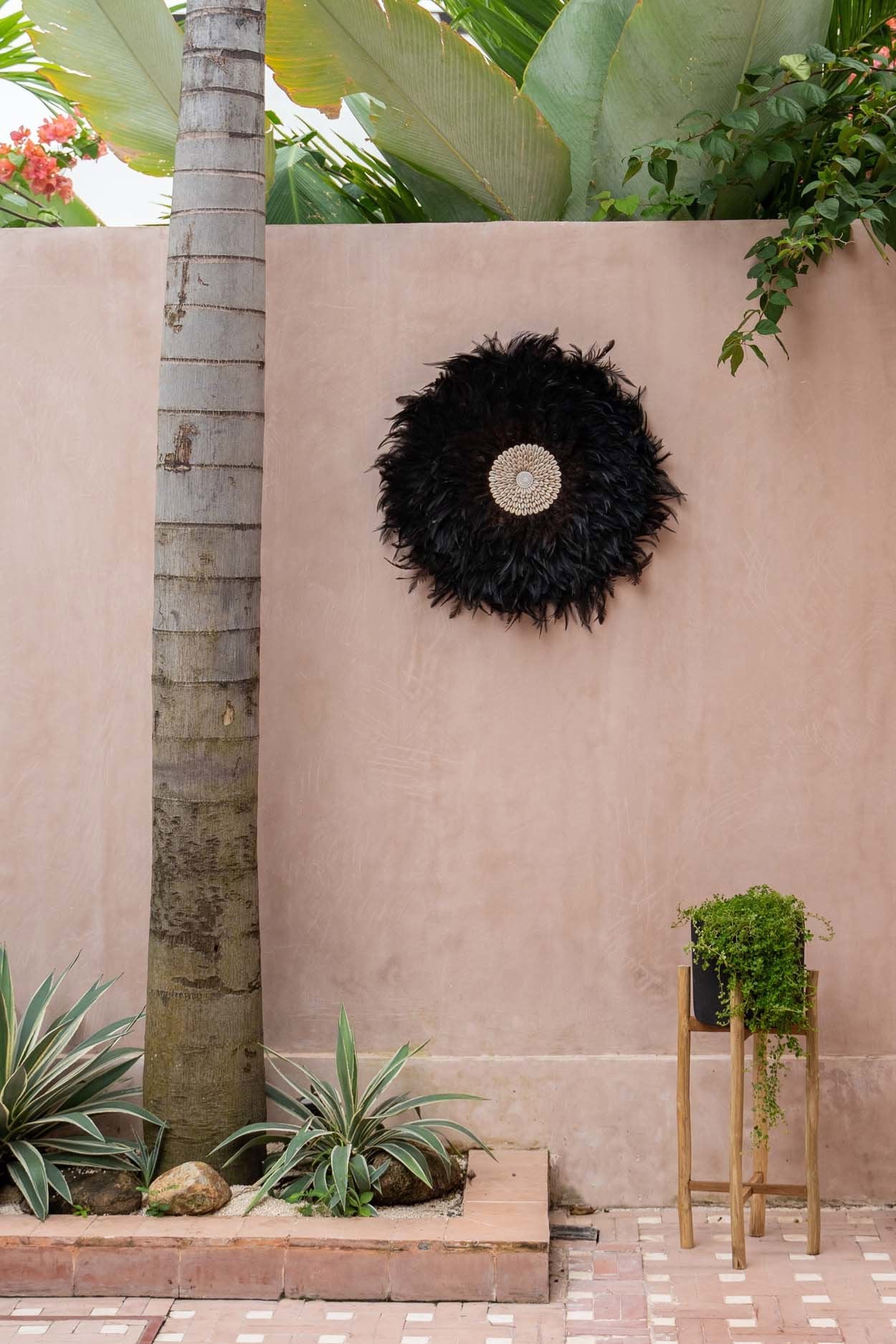 De Coastal Juju Muurdecoratie - Zwart - L