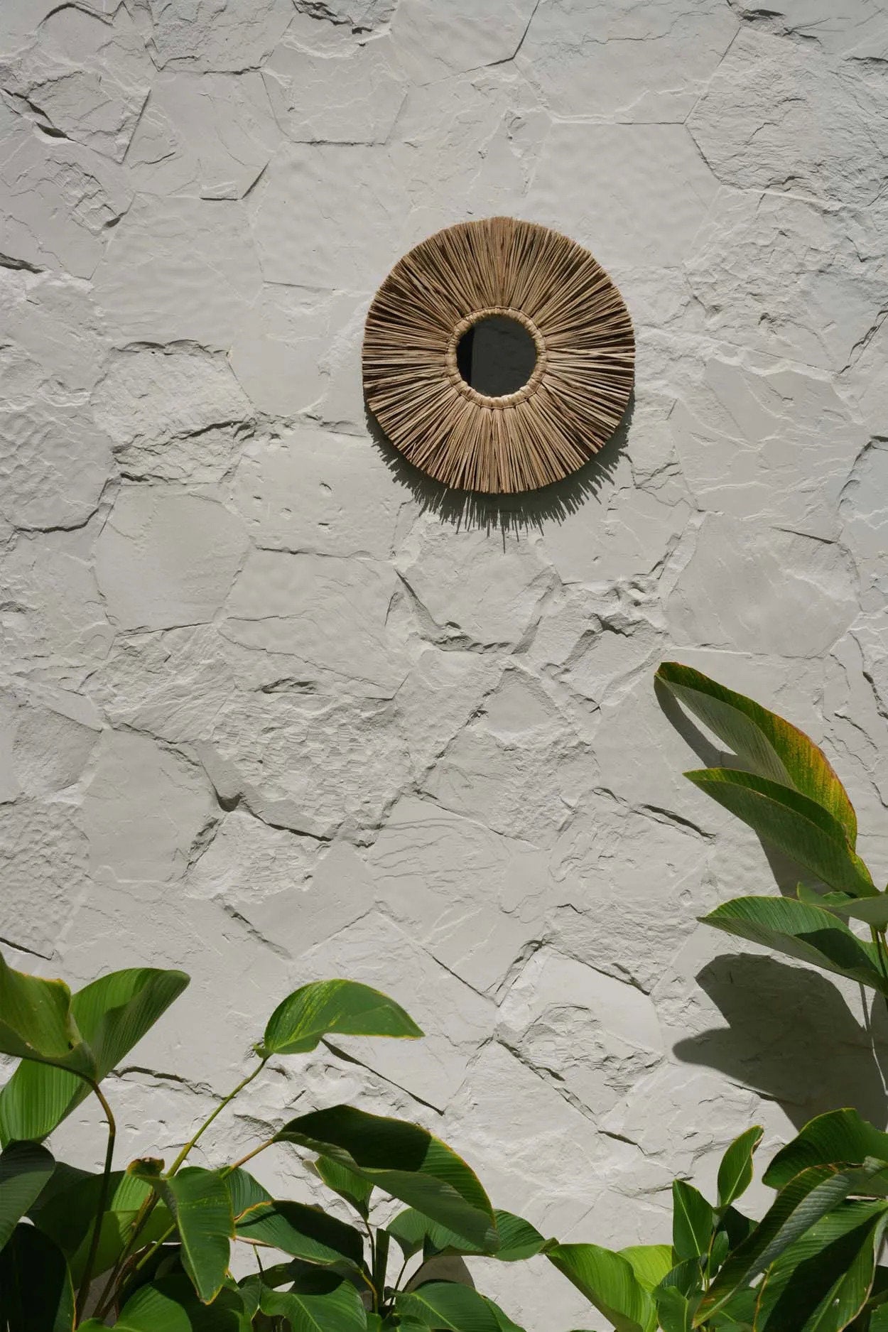 El espejo Alang Alang - Natural - S