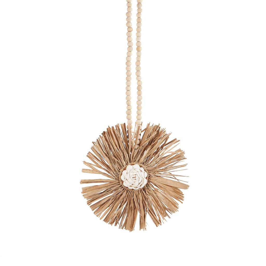 La borla de rafia Bunga - Natural