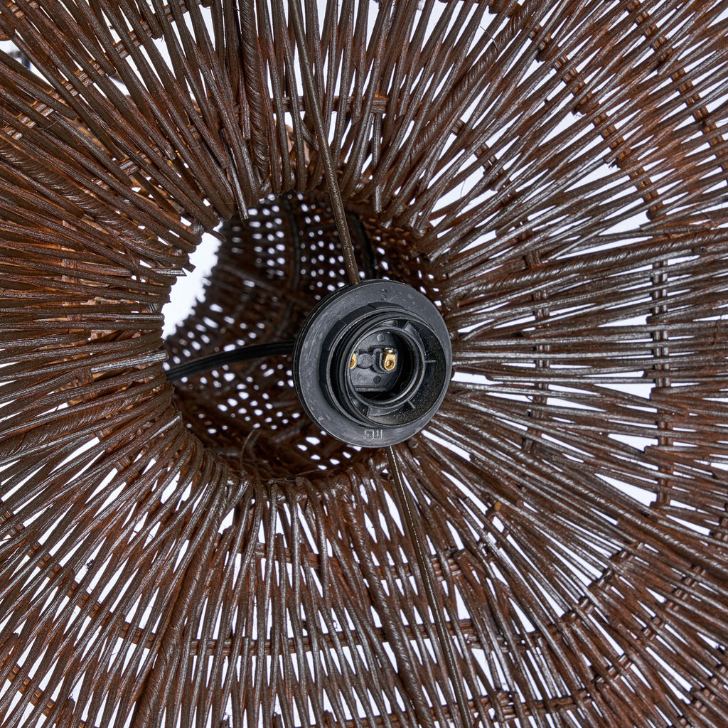 Lámpara colgante The Dome - Nogal oscuro - XL