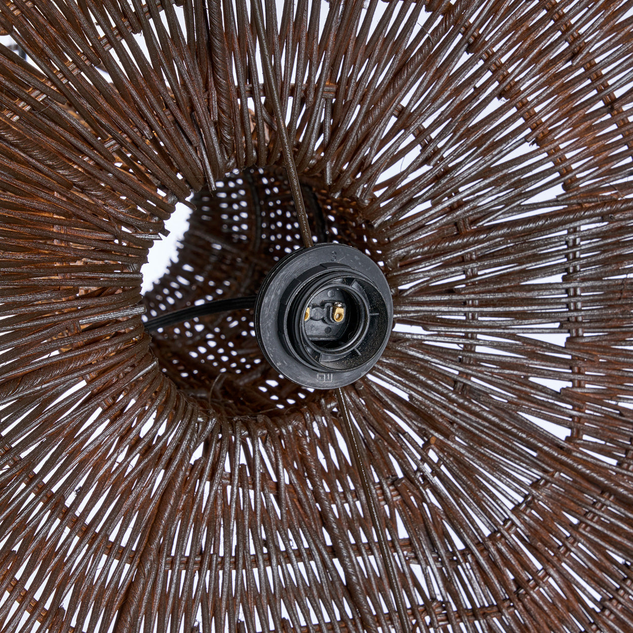 Lámpara colgante The Dome - Nogal oscuro - XL