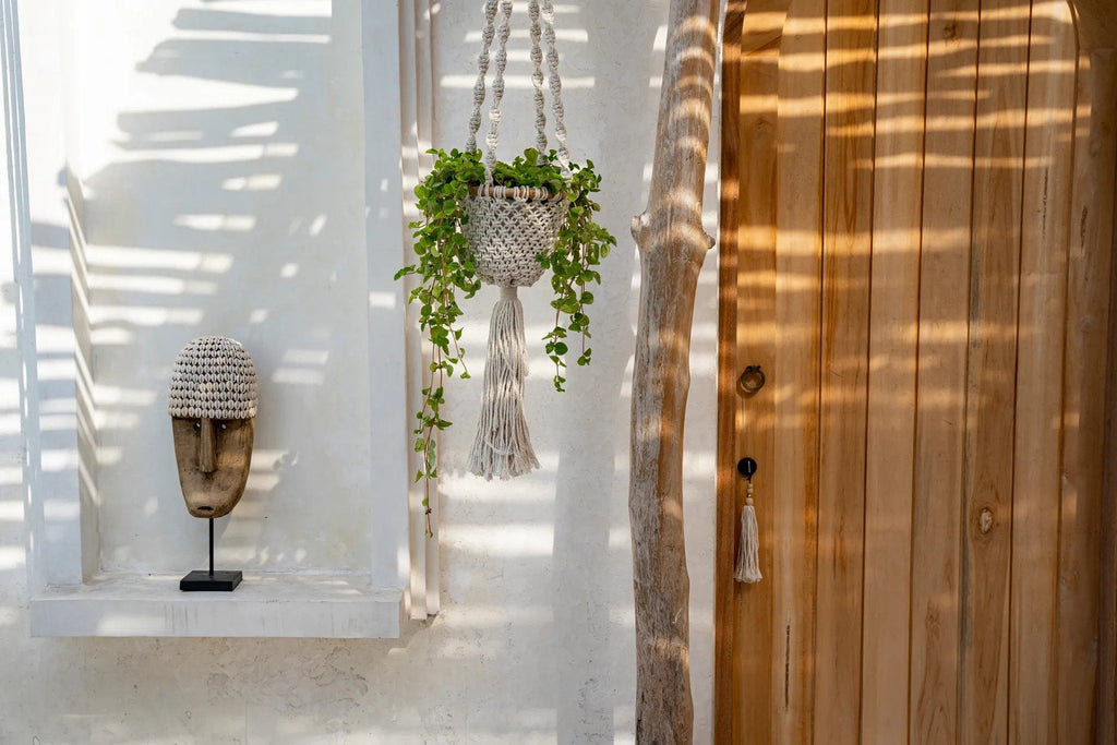 Máscara de caurí con soporte - mediana