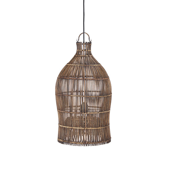 Colgante Campana Tejida - Nogal Oscuro - S