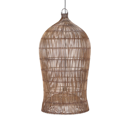 Colgante de campana tejida - Nogal oscuro - XL