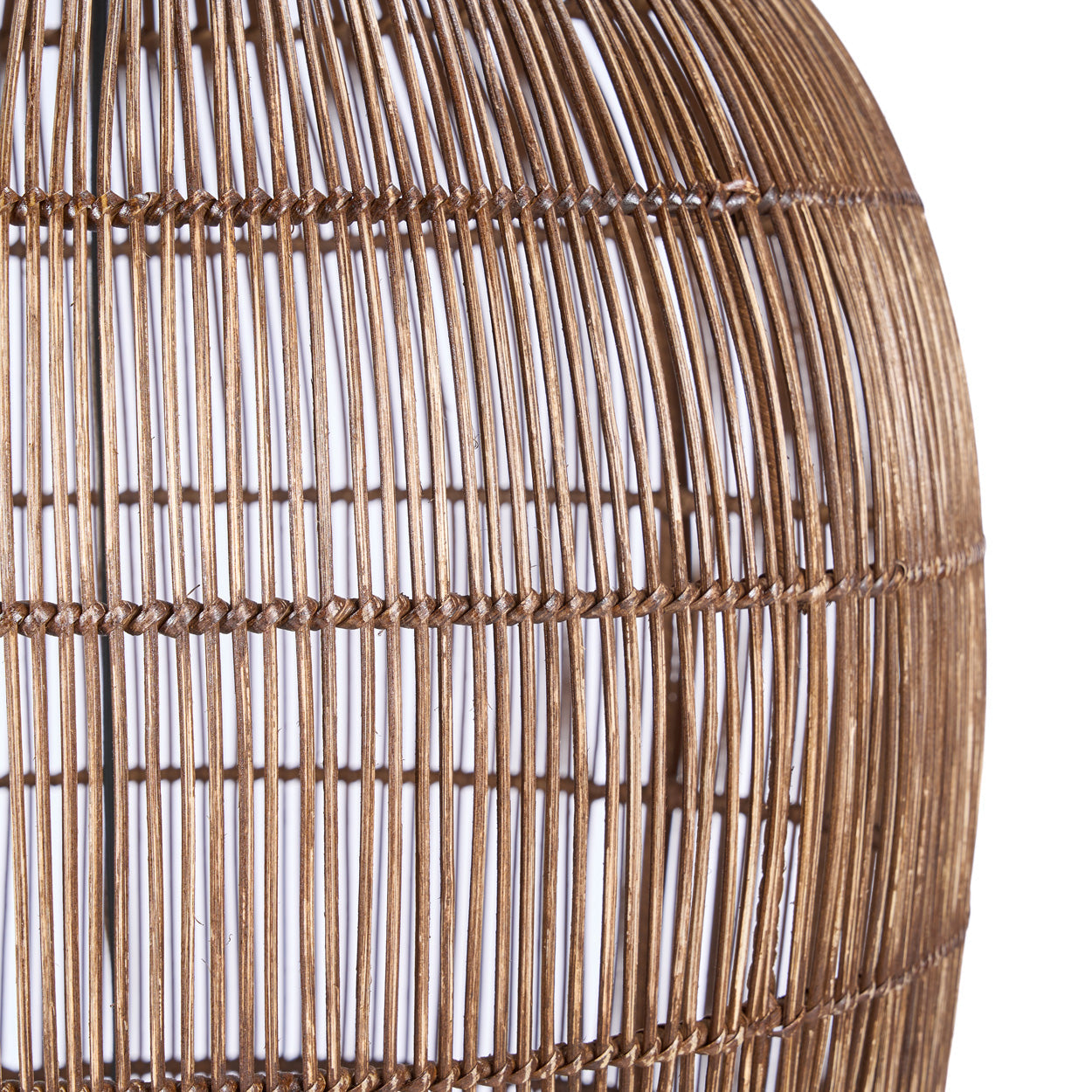 Colgante de campana tejida - Nogal oscuro - XL