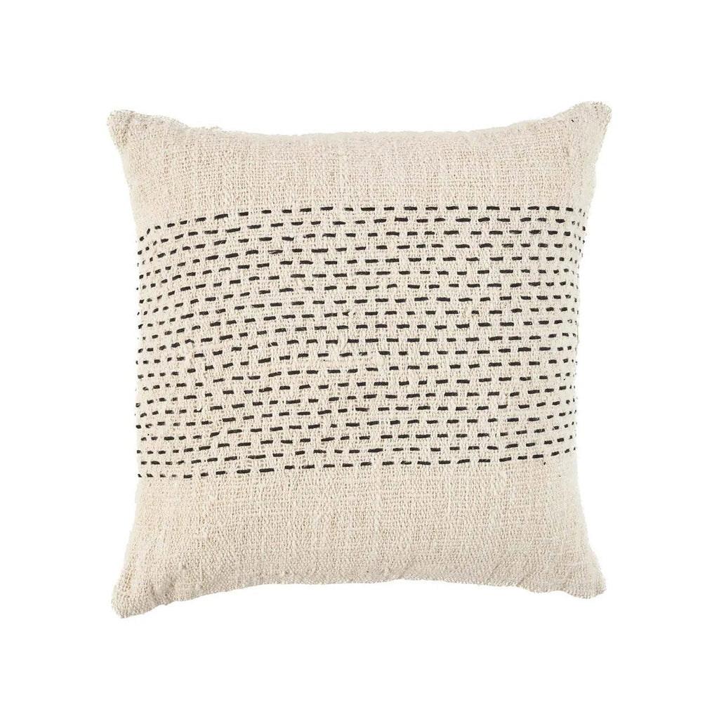 The Misty Cushion Cover - Natural Black