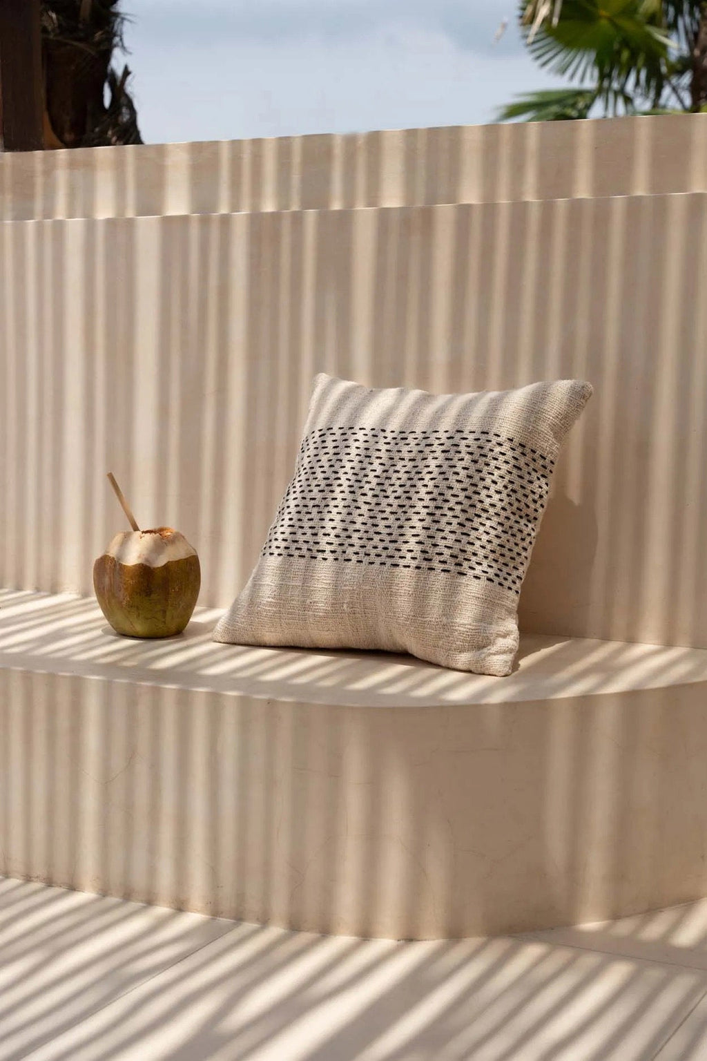 La funda de cojín Misty - Negro natural