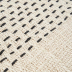 The Misty Cushion Cover - Natural Black