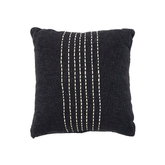 Funda de cojín Drizle - negro y blanco