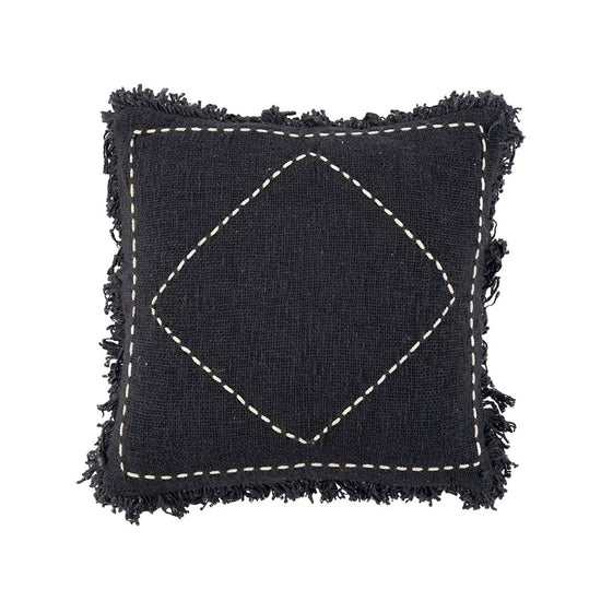 La funda de cojín Kasbah - negro y blanco