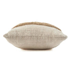 The Raffia Stamp Cushion Cover - Natural