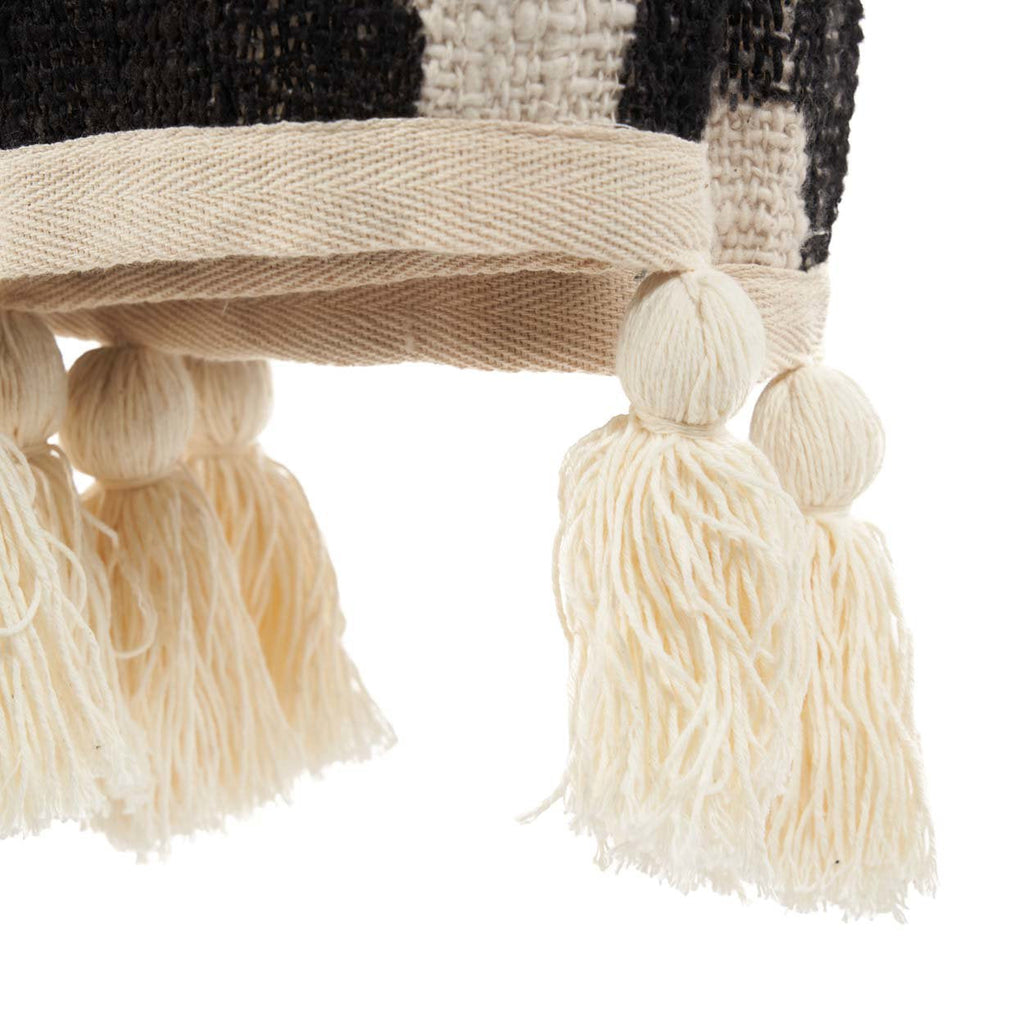 Manta para cama Azteca - Negro natural