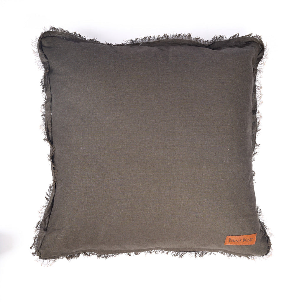 Funda de cojín Smoky Vibe - gris