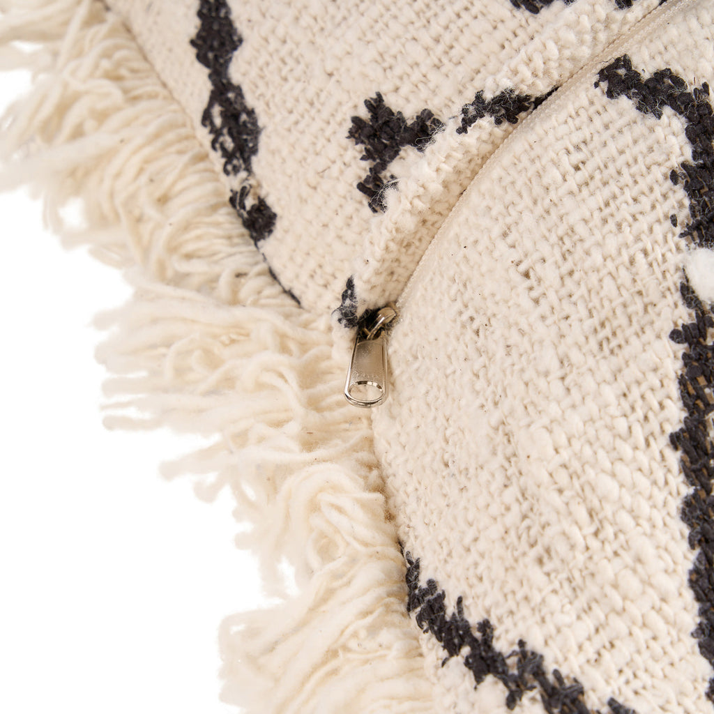 Funda de cojín Sahara Diamond - Negro natural