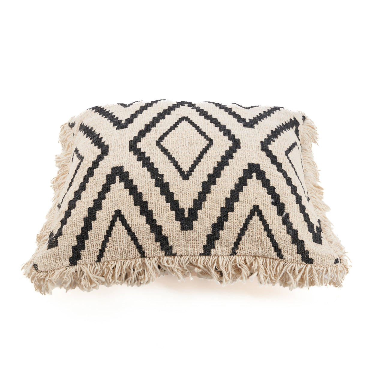 Funda de cojín Sahara Diamond - Negro natural