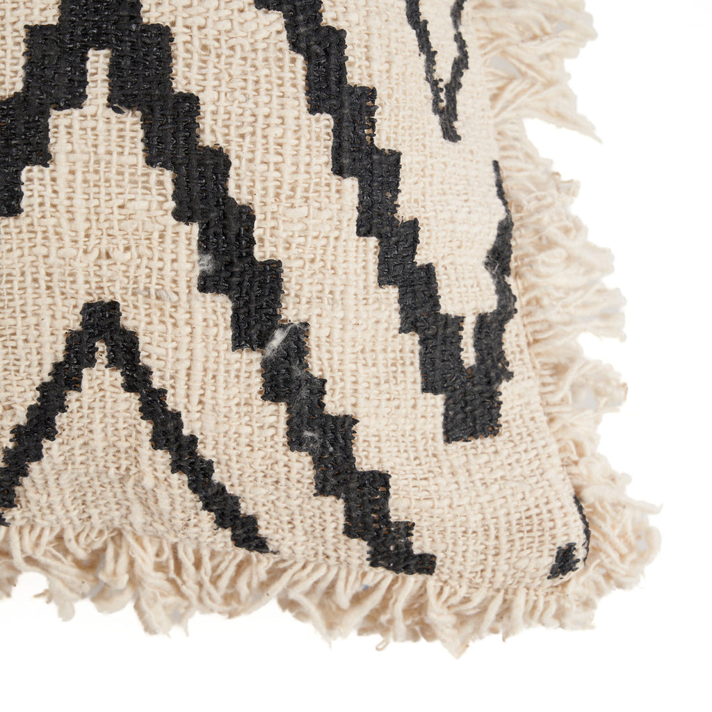 Funda de cojín Sahara Diamond - Negro natural